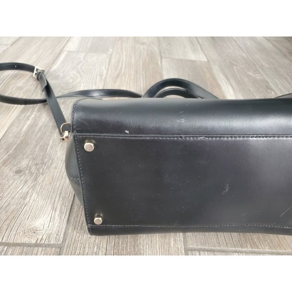 Kate Spade Black Crossbody/ Medium Satchel In Black. VGUC - Picture 10 of 12